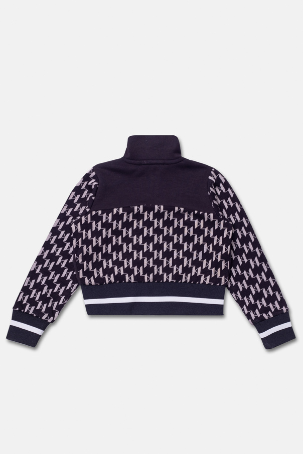 Sweatshirt with standing collar, zdjęcie 2 Sweatshirt with standing collar od vetements secret society hoodie ve0020 red